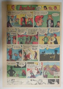 Archie Sunday by Bob Montana from 4/20/1952 Very Early! Tabloid Size Color Page!