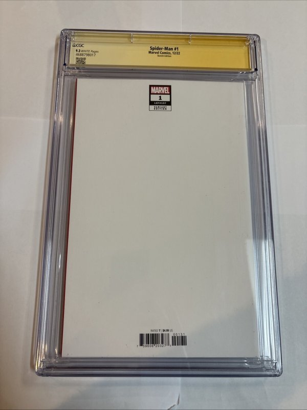 Spider-Man (2022) # 1 (CGC 9.2 SS) Sketch Scott Lobdell