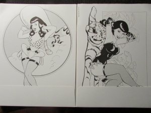 1991 BETTY PAGE Port Kay Portfolio in VG- Envelope #1921 w/ (8) Prints FN/FN+