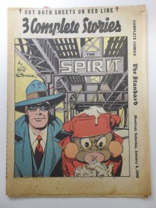 The Spirit #137 (1943) Newsprint Comic Insert Rare!