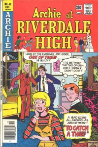 Archie at Riverdale High #40 GD ; Archie | low grade comic October 1976 To Catch