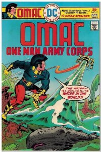 OMAC 7 VG Oct. 1975 COMICS BOOK