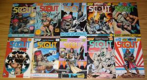 Scout #1-24 VF/NM complete series + handbook - tim truman - eclipse comics set 3