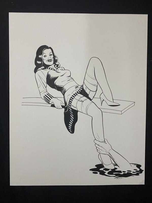 Senorita Rio Original Pin Up by Bill Black- hand grab