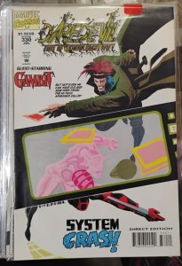 Daredevil # 330  1994  Marvel DISNEY tree of knowledge 4 gambit