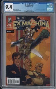 Ex Machina #1 CGC 9.4 NM Brian K Vaughan 1st Apps 2004 The Great Machine Movie!