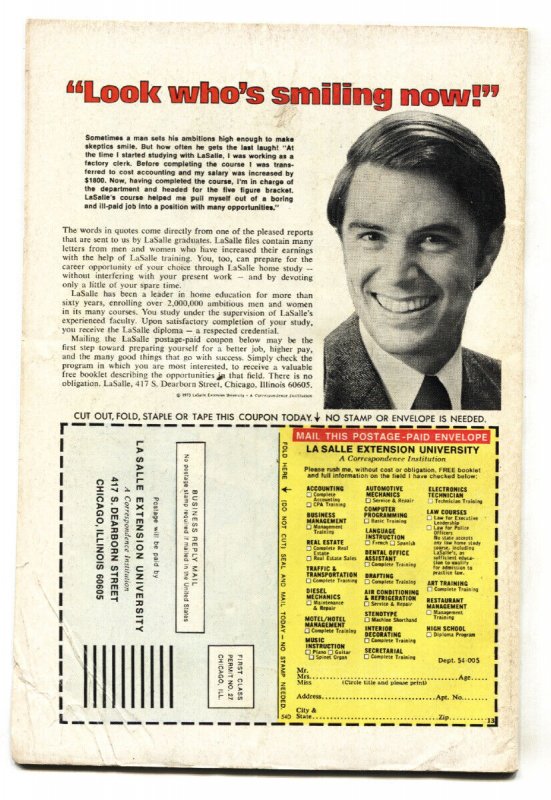 CAPTAIN AMERICA #176 comic book END OF CAPT AMERICA Marvel VG+