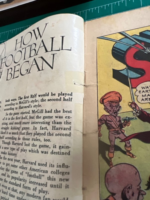 Superman #62 (1950) GD Canadian variant. Orson Welles appearance