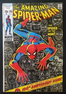 Amazing Spider-Man #100 Anniversary Issue John Romita 1971 Marvel FN