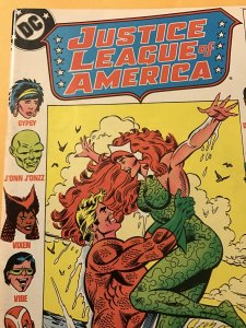 JUSTICE LEAGUE OF AMERICA #242 : DC 9/85 Fn/VF; Vibe, Amazo, Zatanna. Mera