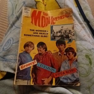 Monkees 17 (Reprints #1) Dell Comics 1969 Silver Age Tv Show Scarce Final issue