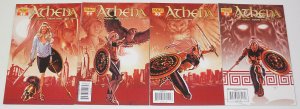 Athena #1-4 FN complete series- Greek goddess in modern world - renaud set