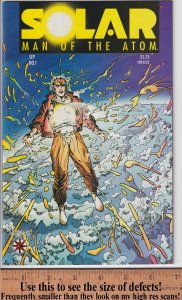 SOLAR, MAN OF THE ATOM #1 (Sep 1991) NM- 9.2, white!