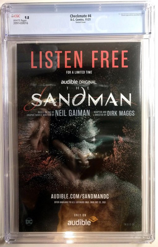 Checkmate #4 (CGC, 9.8, 2021) Matt Taylor Cover