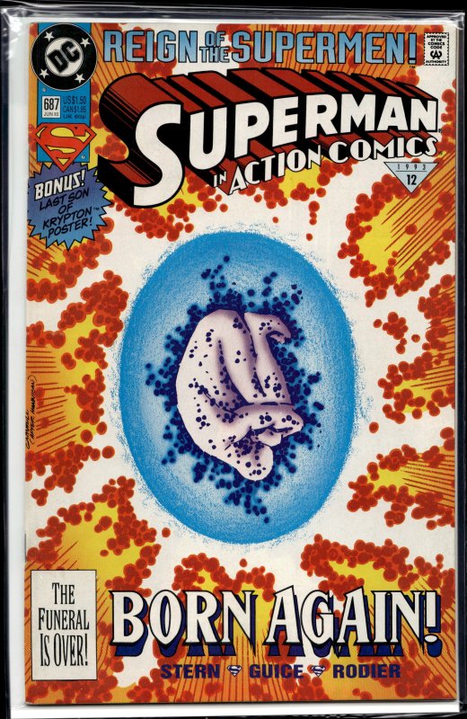 Action Comics #687 (1993) Superman [Key Issue]