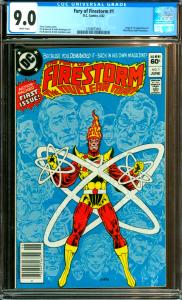 Fury of Firestorm #1 CGC Graded 9.0 1st Black Bison