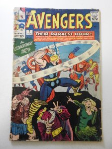 The Avengers #7 (1964) GD- Condition see desc