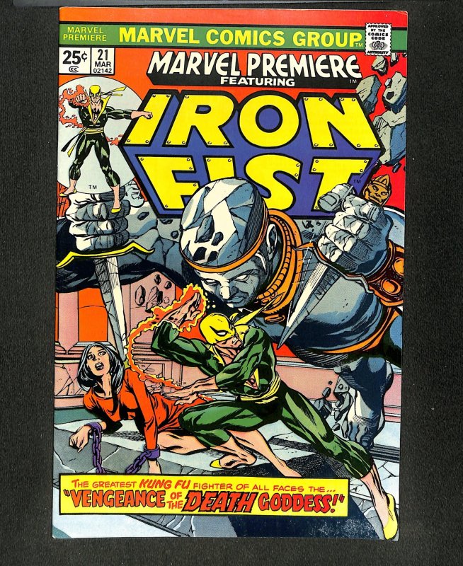 Marvel Premiere #21 1st Appearance Misty Knight Iron Fist! Marvel!