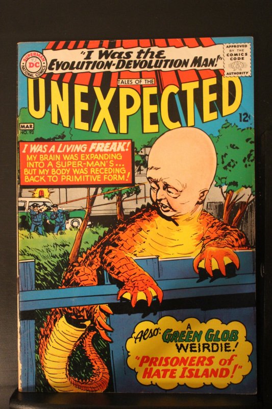Tales of the Unexpected #93 (1966) High-Grade VF/NM Living freak! Oregon CERT!
