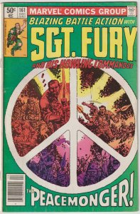 Sgt. Fury And His Howling Commandos #161 (Dec 1980, Marvel), VG condition (4.0)