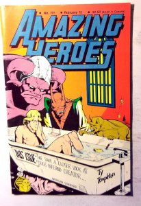 Amazing Heroes #111 (1987) Fantagraphics Books 1st Print Comic Book