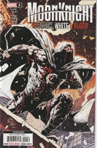 Moon Knight Black White & Blood # 2 Variant 2nd Print NM Marvel [J6]