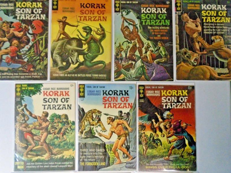 Korak Son of Tarzan comic lot 13 different books average 6.0 FN (1964)