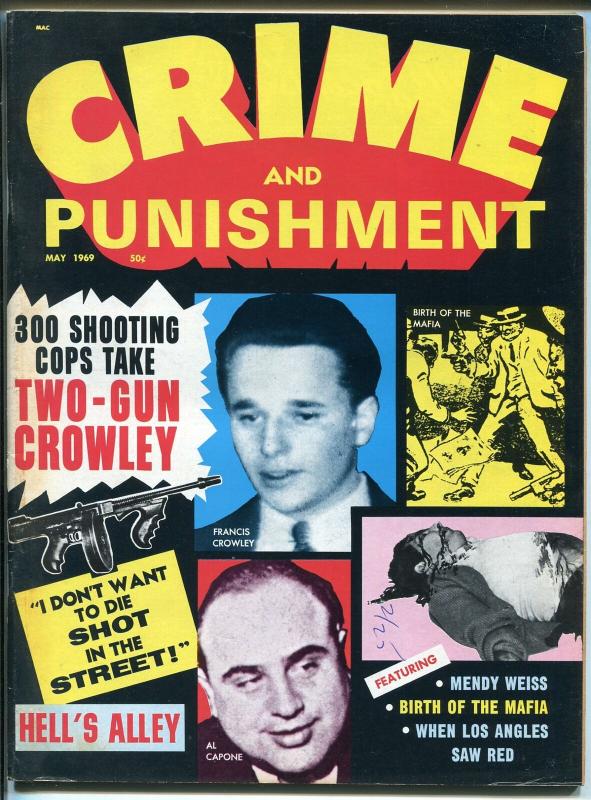 Crime and Punishment 5/1969-Al Capone-Mafia-Mickey Finn-Loeb-Hell's Alley-FN