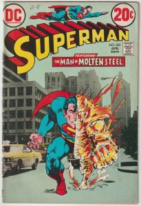Superman #263 (Apr 1973, DC), VG condition (4.0), Neal Adams cover art