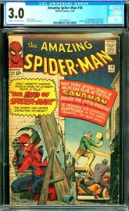 Amazin Spider-Man #18 CGC Graded 3.0 1st appearance of Ned Leeds. Fantastic F...