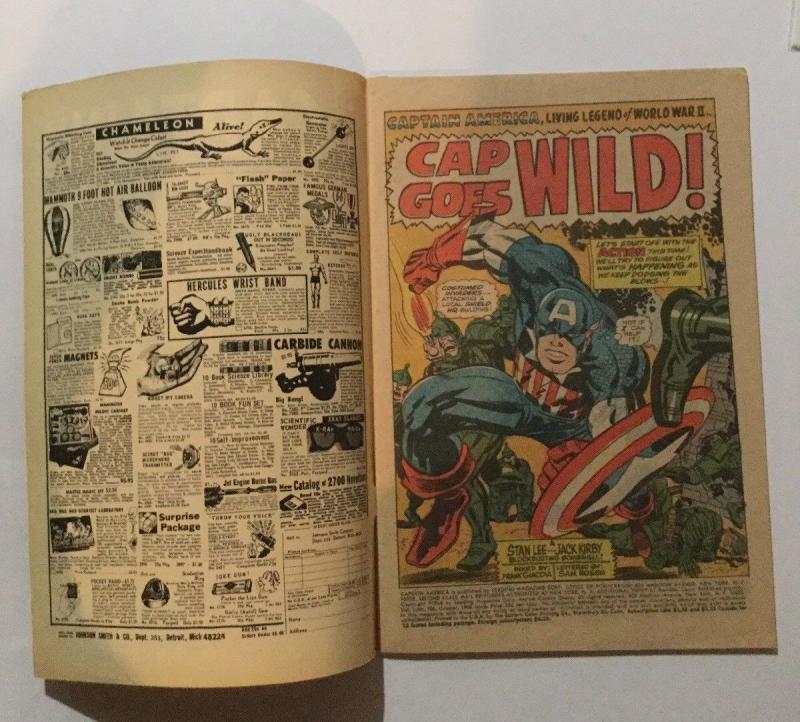 Captain America 106 fn fine 6.0 Silver Age 