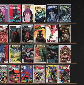 Huge Lot 150+ Comics with Daredevil, Batman Beyond, Thor, Seven Secrets & More!