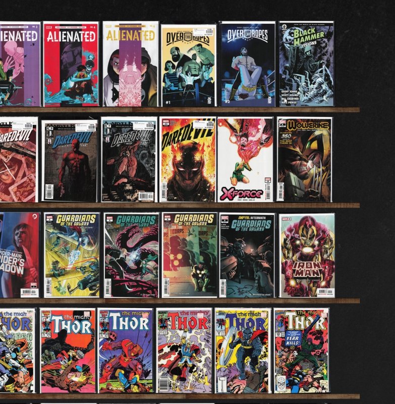 Huge Lot 150+ Comics with Daredevil, Batman Beyond, Thor, Seven Secrets & More!