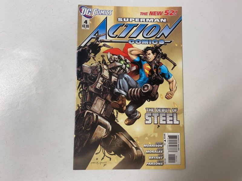 3 Superman Action Comics DC comic books #2 3 4 20 KM8