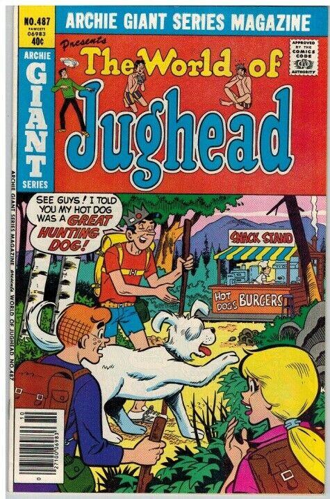 ARCHIE GIANT SERIES 487 VF-NM Oct. 1979. WORLD OF JUGHE