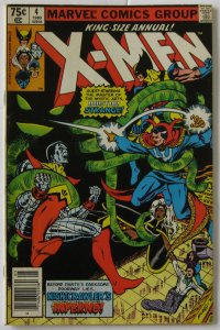 X-Men Annual #4 (1980, Marvel), VG (4.0), 52 pages, Dr. Strange guest stars