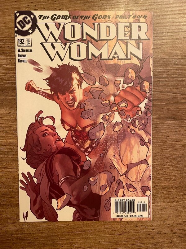 Wonder Woman # 192 NM A Hughes Cover 1st Print DC Comic Book Batman Superman CM9 