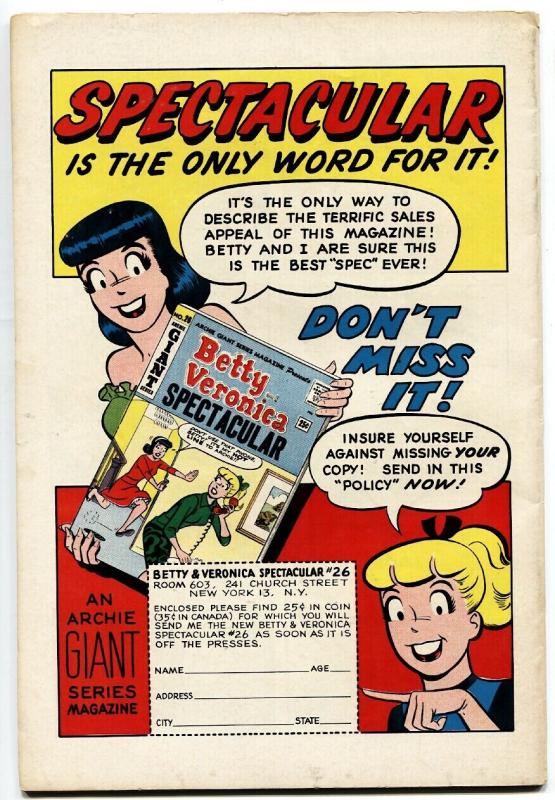 ARCHIE'S MADHOUSE. #32 1964-MLJ ARCHIE-KARATE COVER