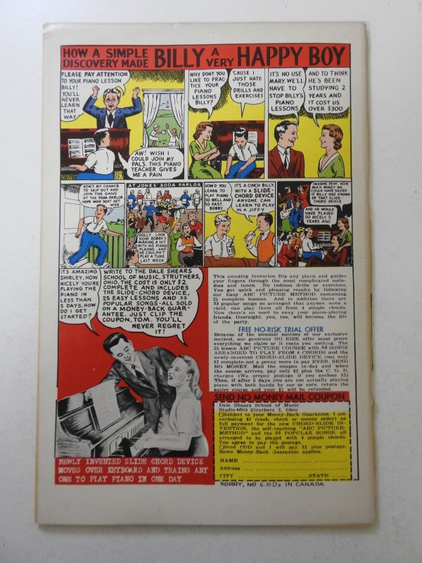 Famous Funnies #165 (1948) Fair Condition  Spine Split not attached