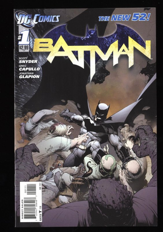 Batman #1 NM+ 9.6 (New 52) (2011)