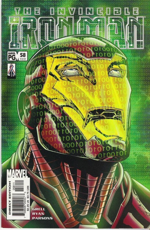 Iron Man #58 (2002)  NM+ to NM/M  original owner