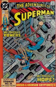 Adventures of Superman #472 FN; DC | save on shipping - details inside