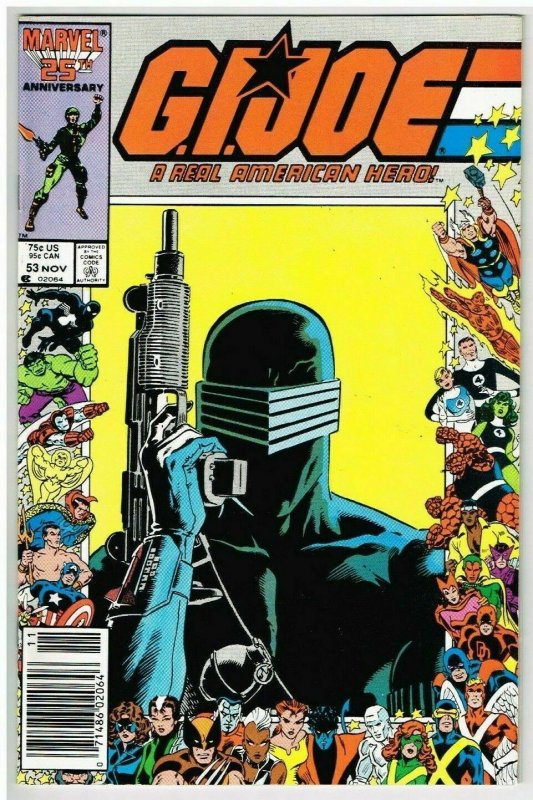 G.I. Joe #53 (1982) - 9.4 NM *25th Anniversary Edition Cover/1st Print Newsstand