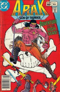 Arak Son of Thunder #9 (Newsstand) VG ; DC | low grade comic Roy Thomas