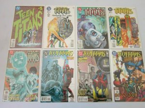 Teen Titans comic lot from:#1-24 2nd Series all 15 different 8.0 VF (1996)