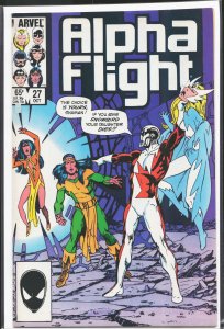 Alpha Flight #27 (1985) Alpha Flight