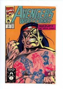 AVENGERS WEST COAST #72  (1991) MARVEL COMICS