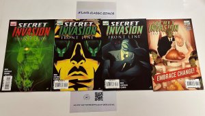 4 Secret Invasion Front Line Marvel Comics # 1 2 3 4 Hulk Thor X-Men 48 CT6