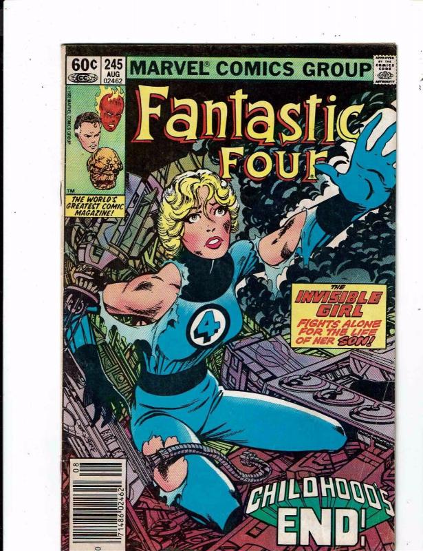 10 Fantastic Four Marvel Comics # 225 233 240 242 243 244 245 246 247 249 J245