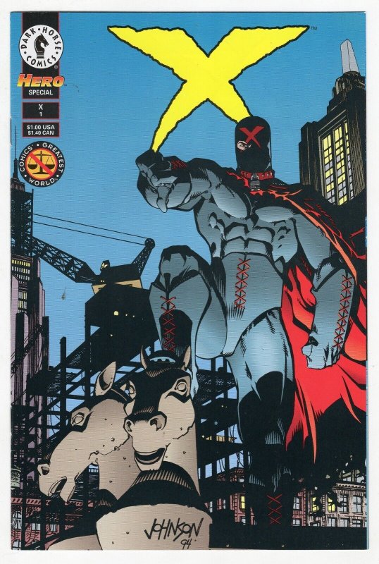 X #1 VINTAGE 1994 Dark Horse Comics Hero Special 